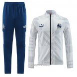 Jaqueta de Treinamento Olympique Marsella 2022-2023 Branco