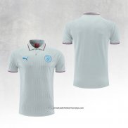 Camisola Polo del Manchester City 2022-23 Cinza