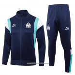 Jaqueta de Treinamento Olympique Marsella 2023-2024 Azul Oscuro